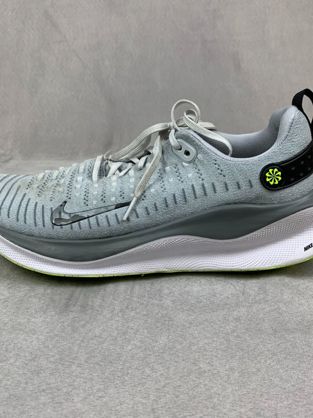 Nike Mens Shoes 11 Wolf Grey Lime ReactX Infinity Run 4 Running DR2665-002
